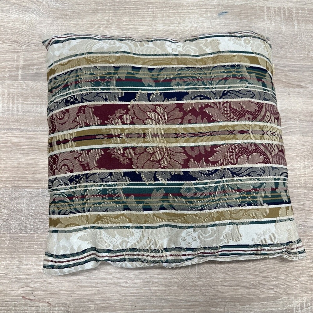 vintage floral tapestry pillow Throw Pillow
